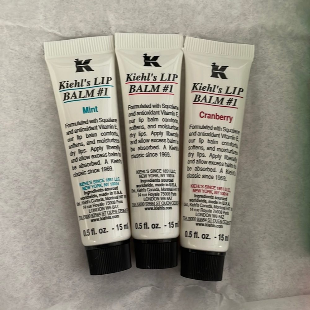 Kiehl’s Lip Balm (set of 3)